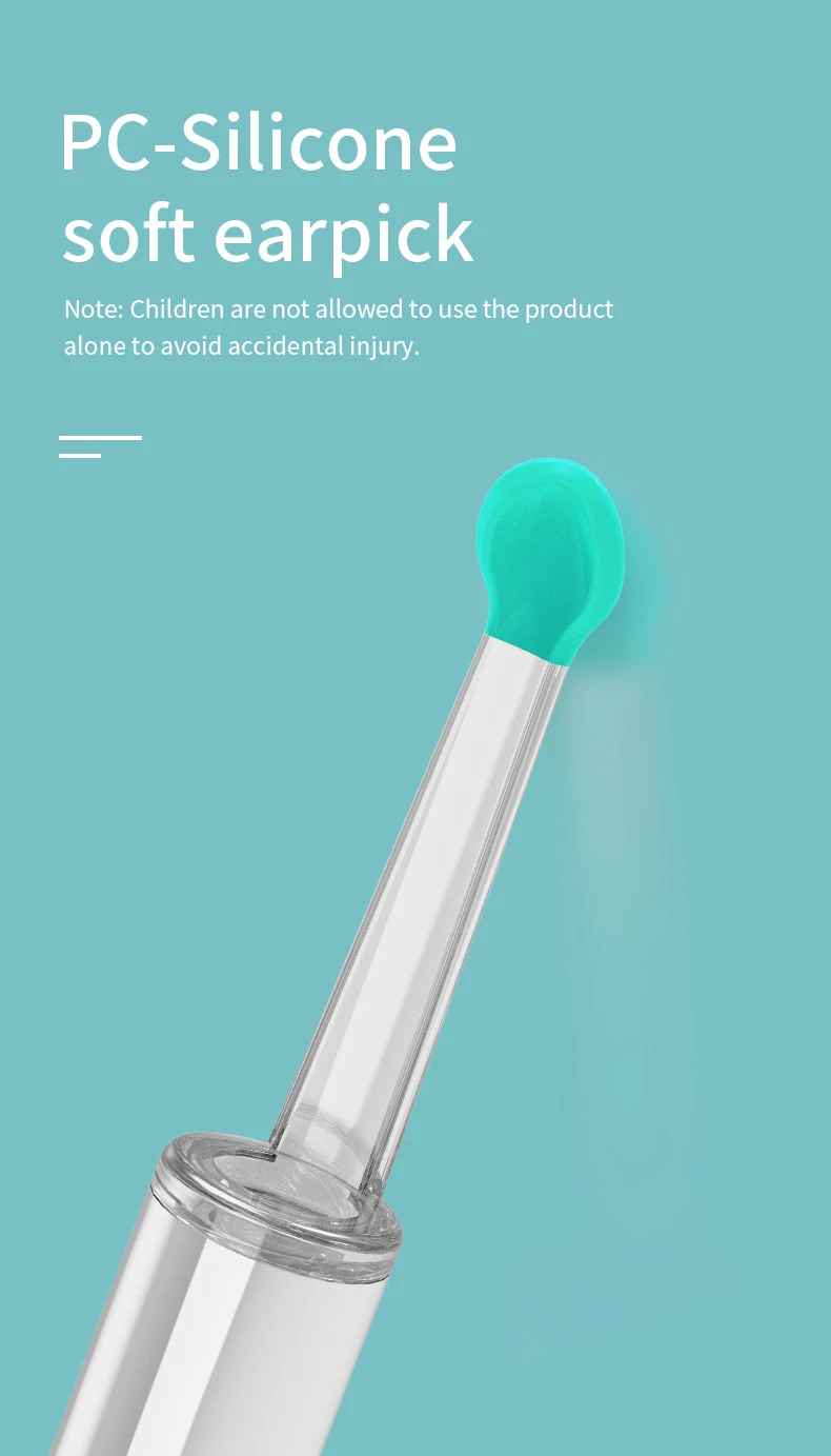 HD Ear Cleaner Otoscope with Camera Earwax Remover Tool Kit with 6 LED Lights for iPhone iPad Android Smart Phone
