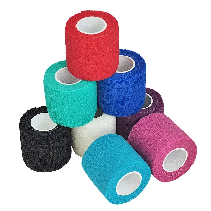 4.5m Colorful Sport Self Adhesive Elastic Bandage Wrap Tape Elastoplast for Knee Support Pads Finger Ankle Palm Shoulder