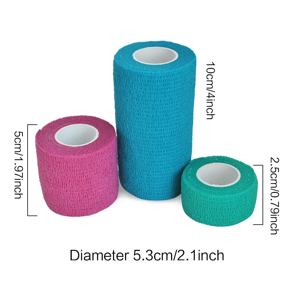 4.5m Colorful Sport Self Adhesive Elastic Bandage Wrap Tape Elastoplast for Knee Support Pads Finger Ankle Palm Shoulder
