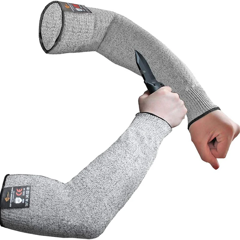 1/2Pc Level 5 HPPE Cut Resistant Anti-Puncture Work Protection Arm Sleeve Cover