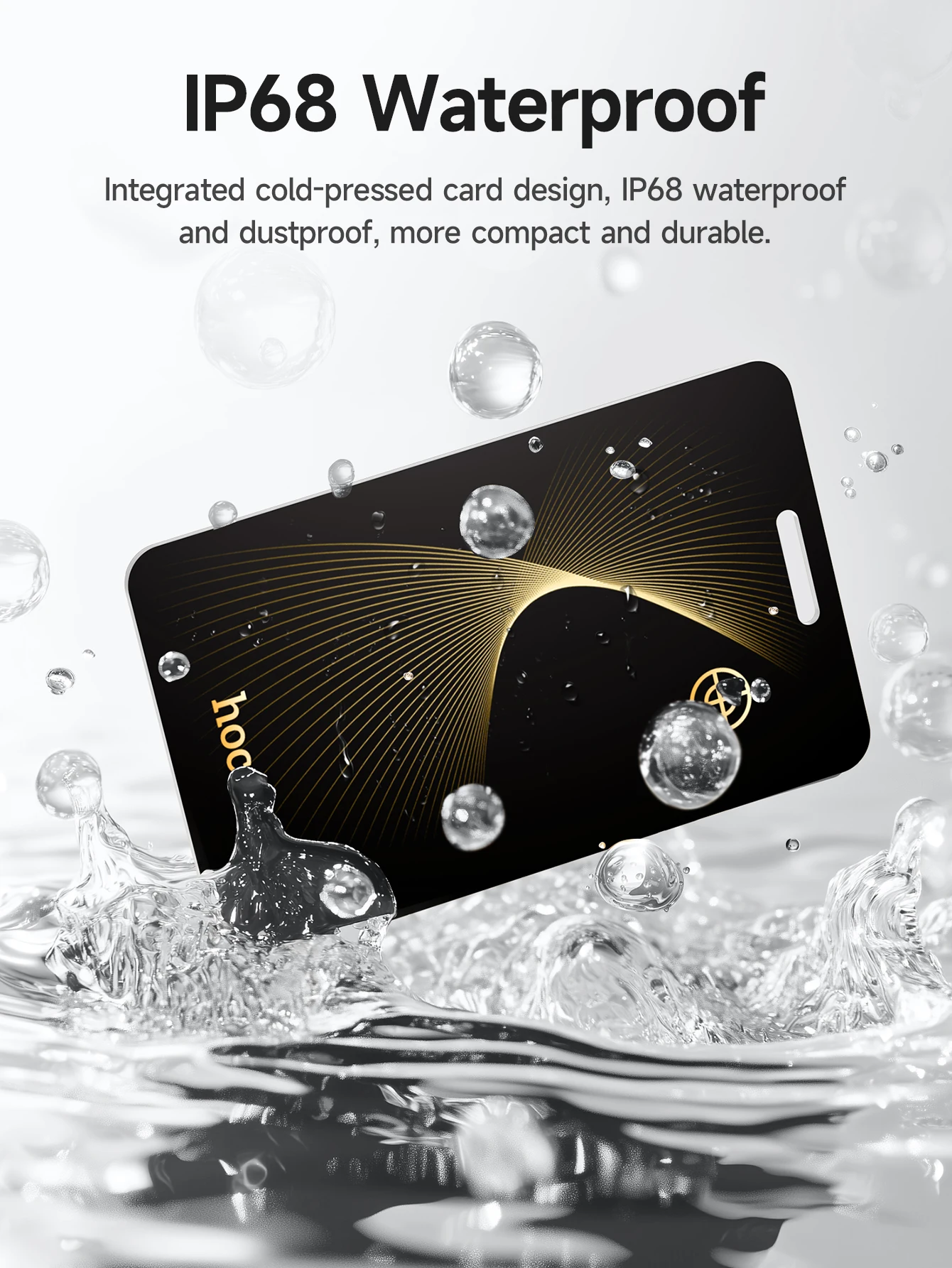E92 Anti-Loss Wallet Card with GPS Tracking Bluetooth Device Finder Ultra-Thin Wireless Charging Smart Tag for iPhone