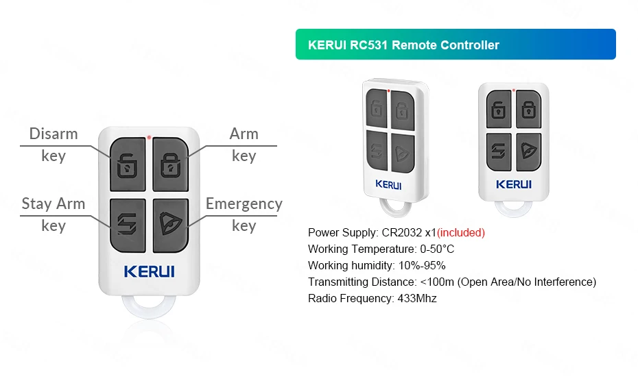 KERUI W204 4G WIFI GSM Alarm System Touch Panel Home Security Tuya Smart RIFD APP Remote Control Burglar PIR Door Sensor Siren