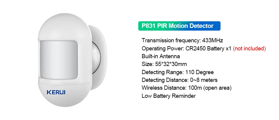 KERUI W204 4G WIFI GSM Alarm System Touch Panel Home Security Tuya Smart RIFD APP Remote Control Burglar PIR Door Sensor Siren