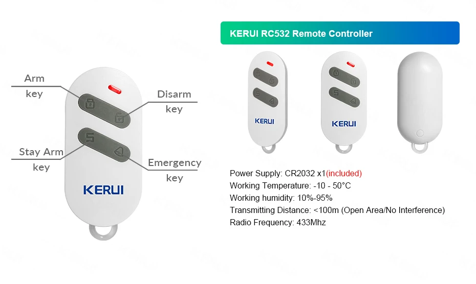 KERUI W204 4G WIFI GSM Alarm System Touch Panel Home Security Tuya Smart RIFD APP Remote Control Burglar PIR Door Sensor Siren