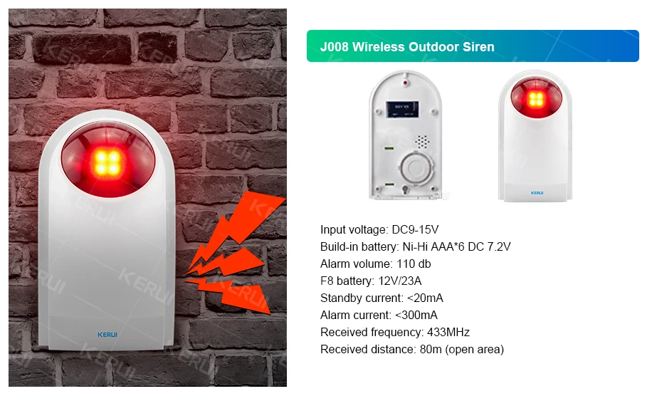 KERUI W204 4G WIFI GSM Alarm System Touch Panel Home Security Tuya Smart RIFD APP Remote Control Burglar PIR Door Sensor Siren