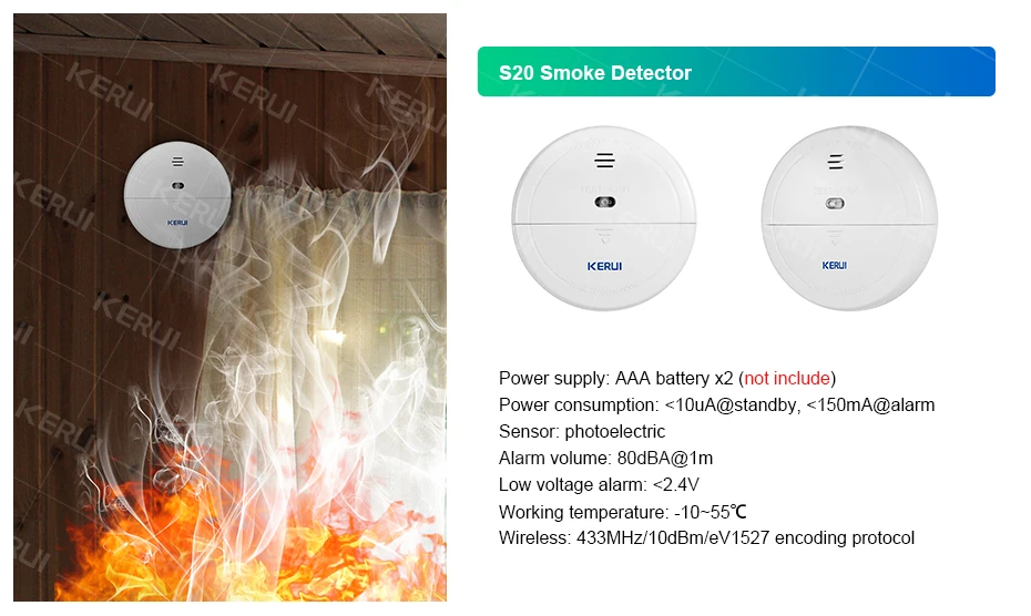 KERUI W204 4G WIFI GSM Alarm System Touch Panel Home Security Tuya Smart RIFD APP Remote Control Burglar PIR Door Sensor Siren