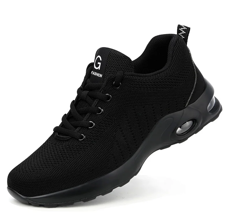 Steel Toe Safety Shoes Men Women Security Protection Work Shoes Lightweight Safety Boots Air Cushion Indestructible Shoes