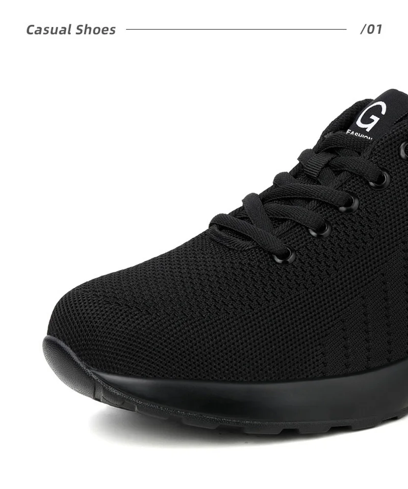 Steel Toe Safety Shoes Men Women Security Protection Work Shoes Lightweight Safety Boots Air Cushion Indestructible Shoes