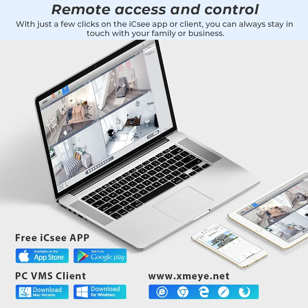 8CH 5MP Wifi NVR with 12 Inch Monitor H.265 Onvif XMeye Network Video Recorder For Wireless Security System Face Detection 24/7