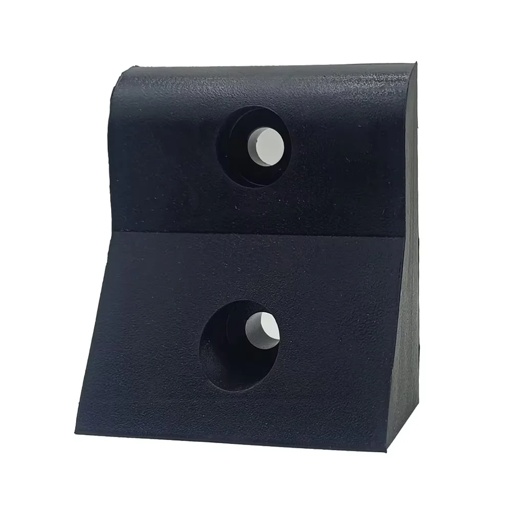 Security-Grade Gate Stop – Reinforced Rubber Limit Mount for Heavy Automatic Swing Gates