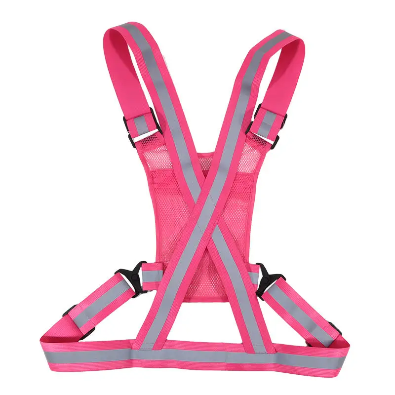 4 Colors Unisex Light High Visibility Safety Vest With Storage Bag Night Construction Cycling Traffic Coat Running Working