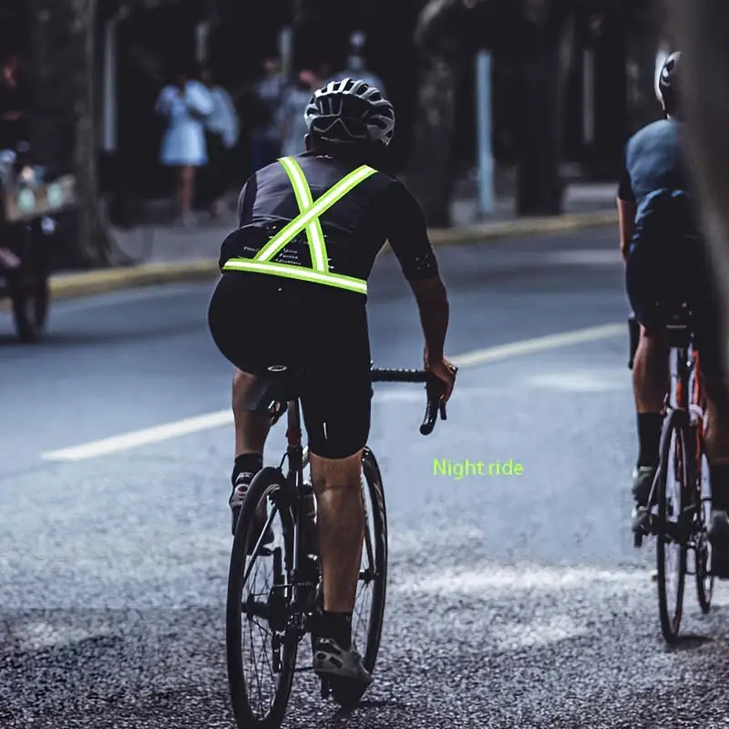 4 Colors Unisex Light High Visibility Safety Vest With Storage Bag Night Construction Cycling Traffic Coat Running Working