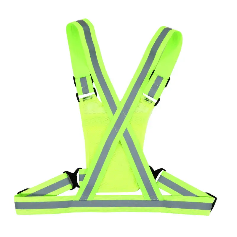 4 Colors Unisex Light High Visibility Safety Vest With Storage Bag Night Construction Cycling Traffic Coat Running Working