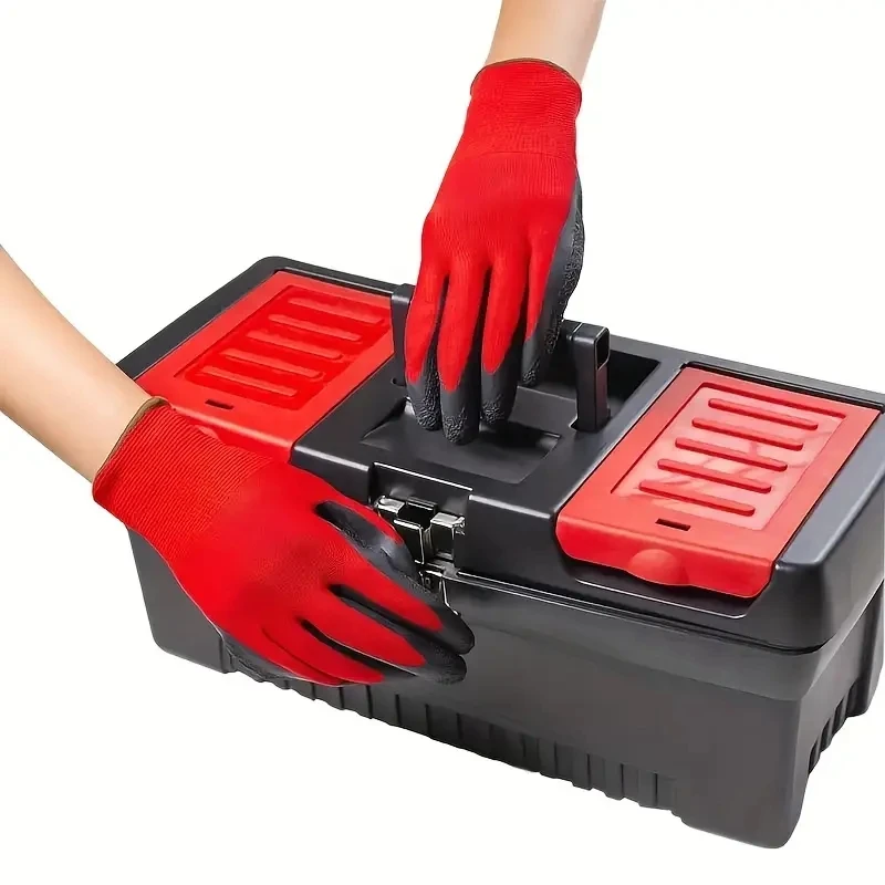 Crinkled Anti-Slip Gloves, Anti-Skid Labor Protection Gloves, Work Gloves. High Grip, Wear-Resistant & Anti-Slip