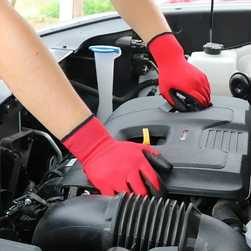 Crinkled Anti-Slip Gloves, Anti-Skid Labor Protection Gloves, Work Gloves. High Grip, Wear-Resistant & Anti-Slip