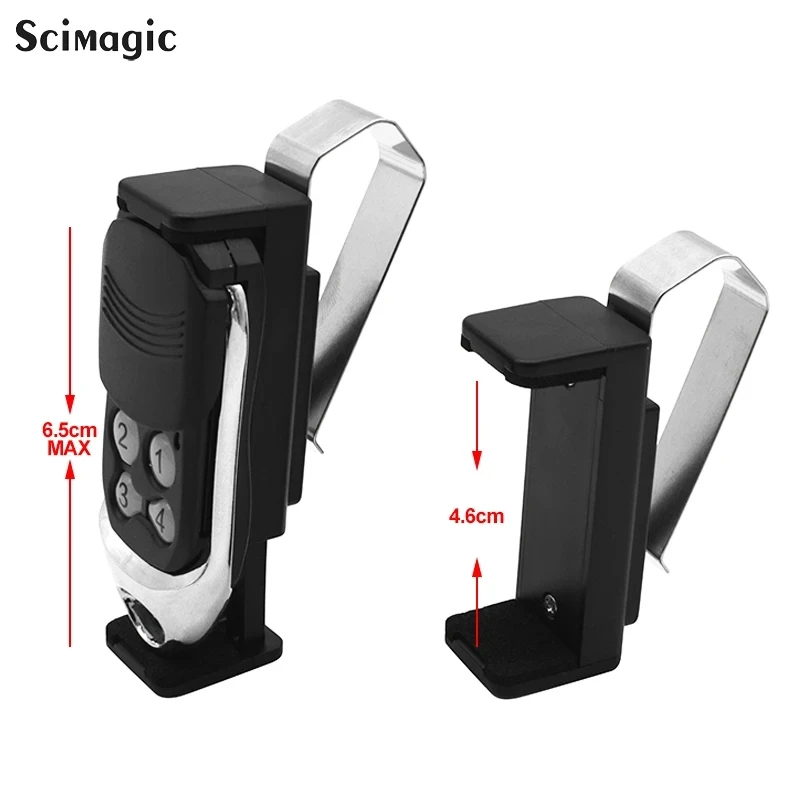 Gate Remote Clip 47-68mm for Garage Door Control Car Keychain Barrier Universal Opener Quick Installation