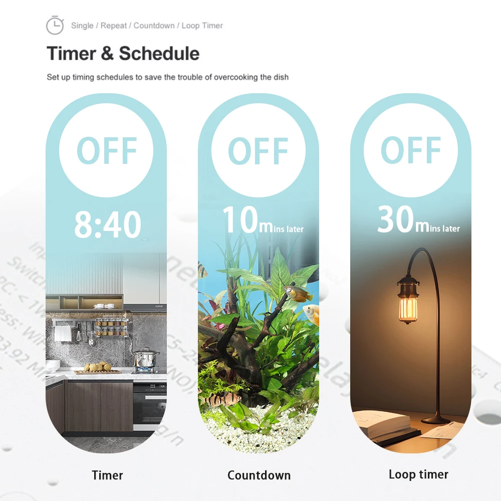 Tuya Smart Life App,WIFI Garage Door Opener Controller,Timer,Door Open/Close Monitor, Voice Control with Alexa/Google Assistant
