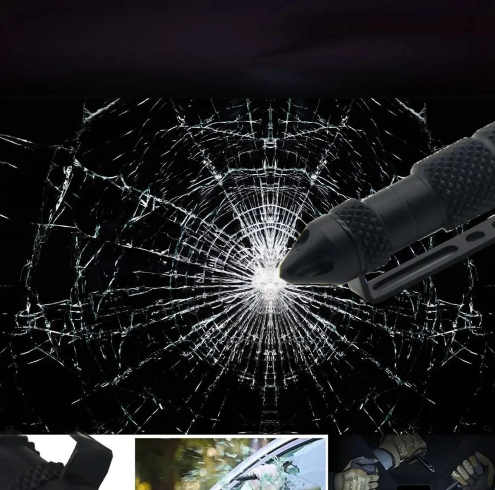 BOOIU Tactical Pen Multifunction Aluminum Alloy Self Defence Tactical Pen Outdoor Security Survival Tools Glass Breaker Pen