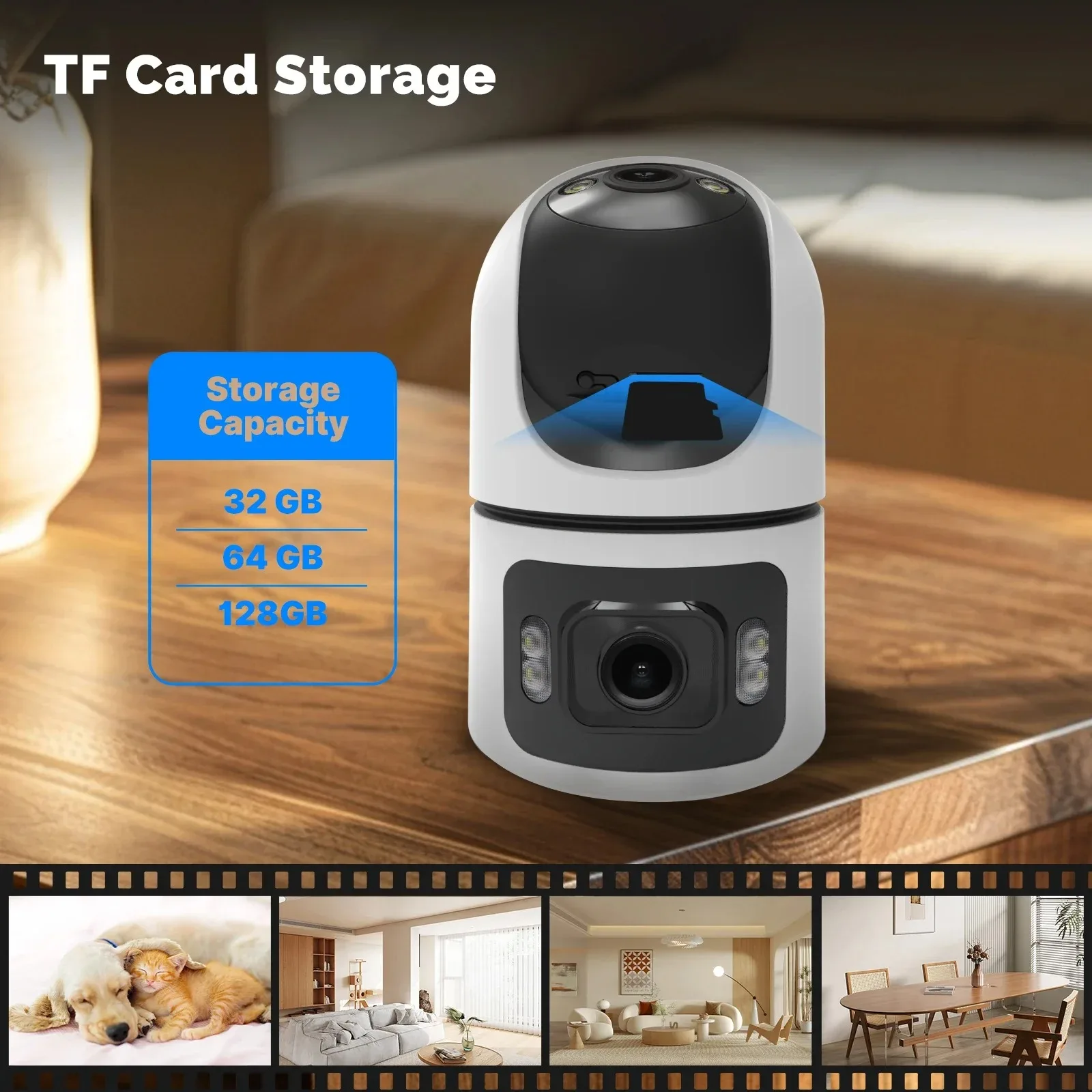 8MP Baby Monitor Camera WiFi Camera Security Wireless Surveillance Cameras WiFi Onvif 10X Zoom CCTV Video Baby Security Camera