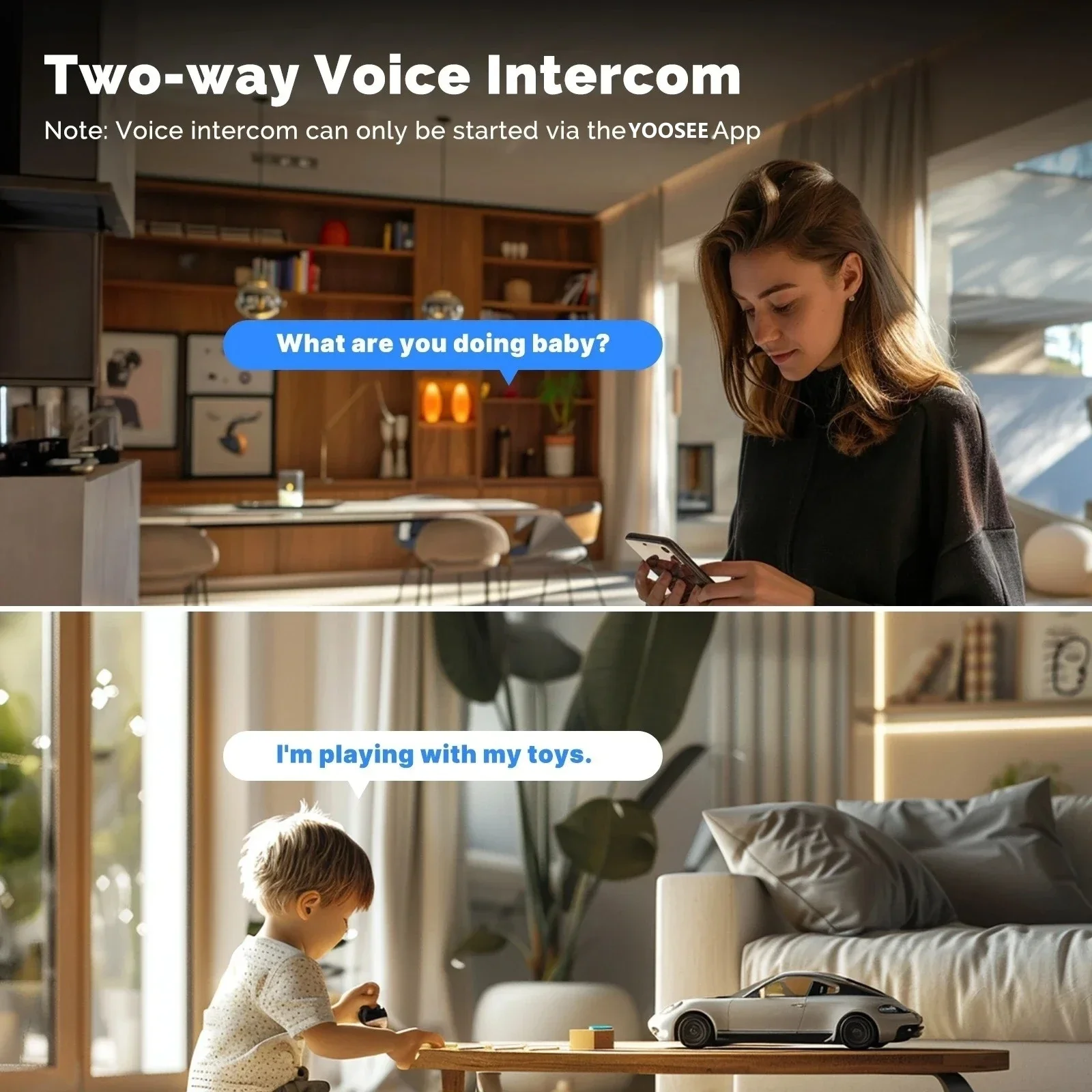 8MP Baby Monitor Camera WiFi Camera Security Wireless Surveillance Cameras WiFi Onvif 10X Zoom CCTV Video Baby Security Camera