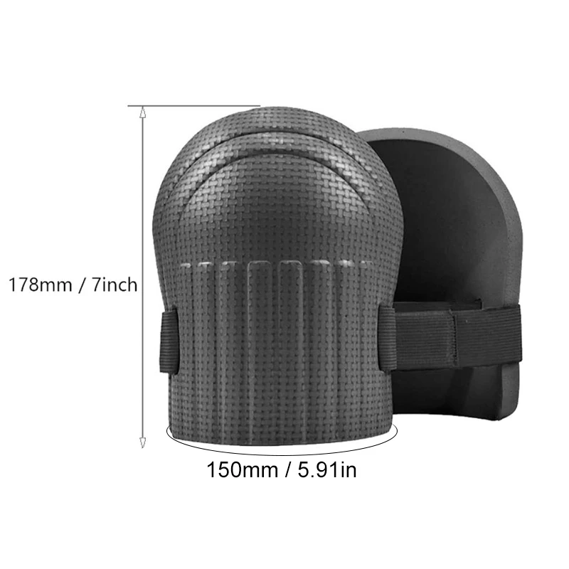 2PCS Comfortable Foam Knee Pads, Textured Anti Slip Knee Pads EVA Knee Pads, Tiled Knee Pads Garden Labor Knee Protection