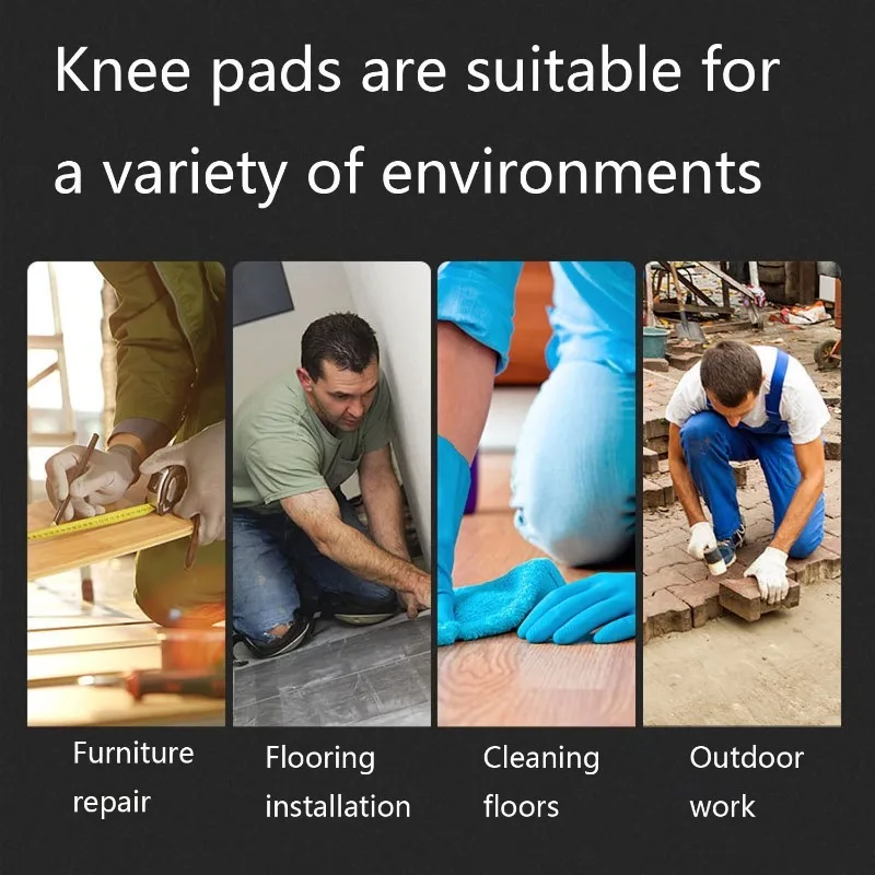 2PCS Comfortable Foam Knee Pads, Textured Anti Slip Knee Pads EVA Knee Pads, Tiled Knee Pads Garden Labor Knee Protection