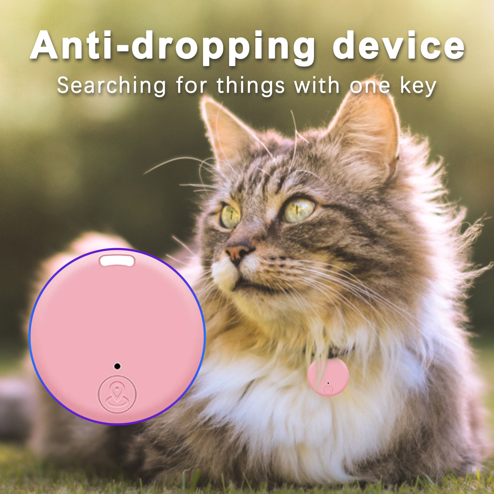 Bluetooth Compatible Tracker Keys Finder Item Locator for Keys Bags Pets Anti-lost Locator Tag Alarm Reminder For IOS Android