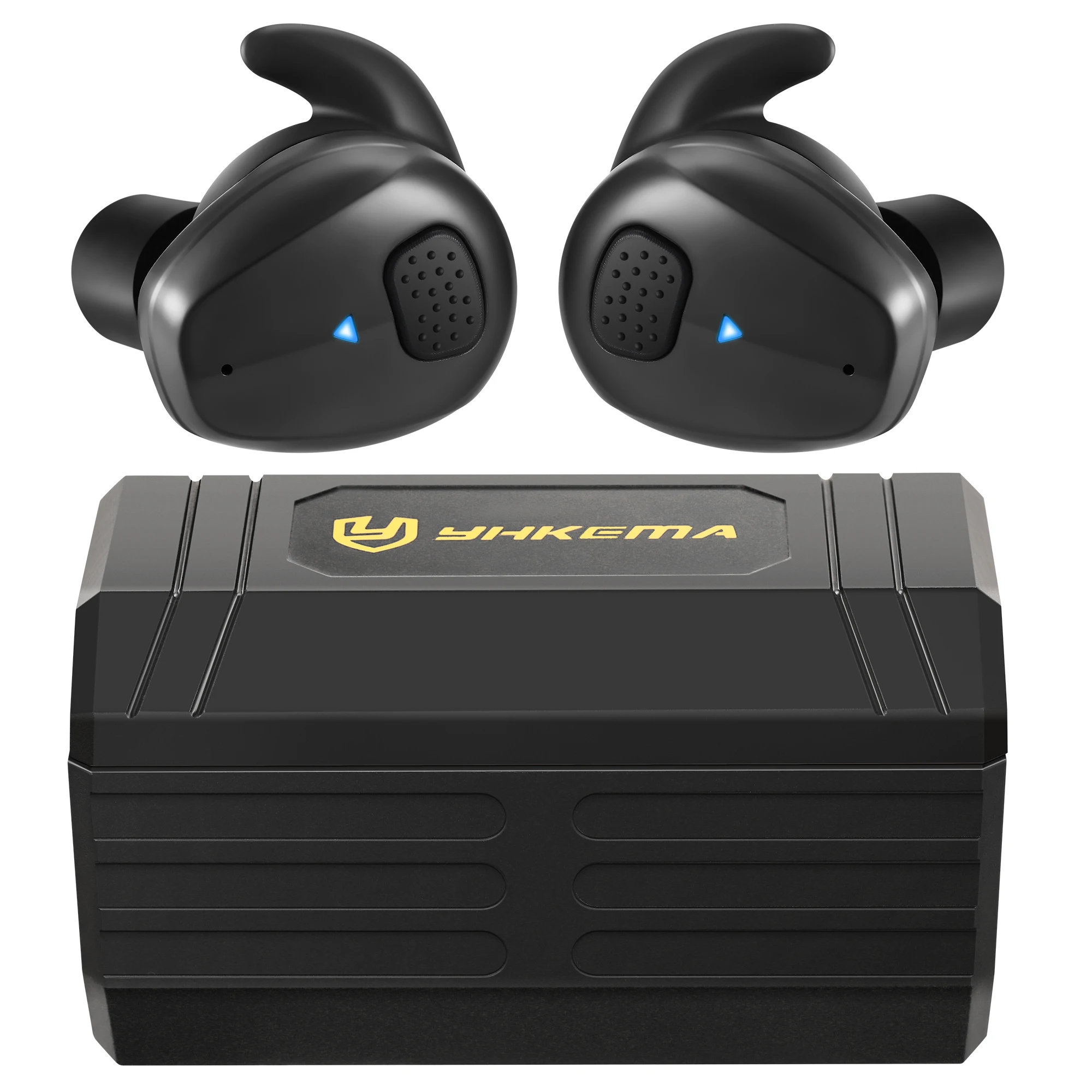 2024 YHKEMA Tactical EB10 Bluetooth Earplugs Noise Canceling Shooting Earplug Sound Pickup Headphone Noise Cancelling Headset