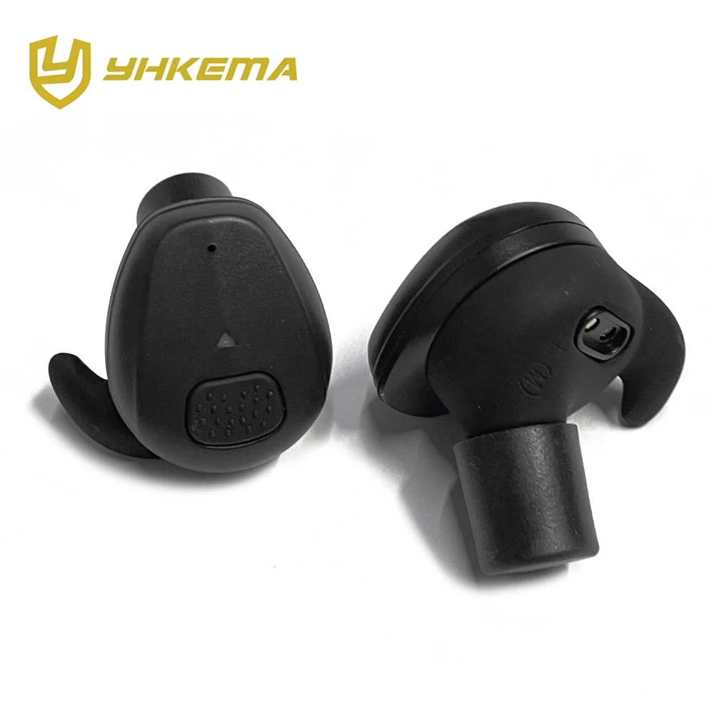 2024 YHKEMA Tactical EB10 Bluetooth Earplugs Noise Canceling Shooting Earplug Sound Pickup Headphone Noise Cancelling Headset