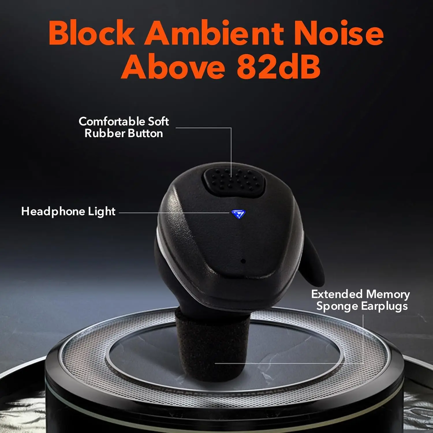 2024 YHKEMA Tactical EB10 Bluetooth Earplugs Noise Canceling Shooting Earplug Sound Pickup Headphone Noise Cancelling Headset