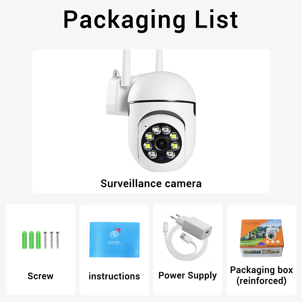 2.4G 8MP Cameras Wifi Video Surveillance IP Indoor Security Protection Monitor 5.0X Zoom Home Wireless Track Alarm O-Kam Pro