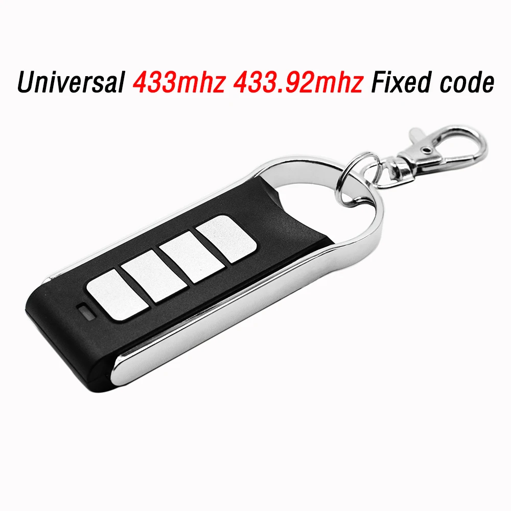Waterproof Universal 433MHZ 433.92mhz Fixed Code Copy Garage Gate Door Opener Remote Control Duplicator Clone Car Key