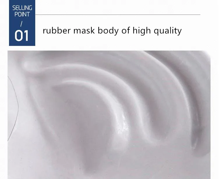 2 in 1 Chemical Gas Mask Respirator Classic Style Rubber Material Full Face Protection Industrial Spray Paint Respirator