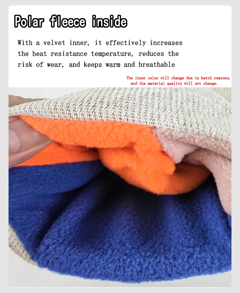 Leather Flame Retardant Gloves,방염장갑,Welding Gloves Heat Insulation Anti-cut Woodstove Fireplace Barbecue Baking Camping 용접