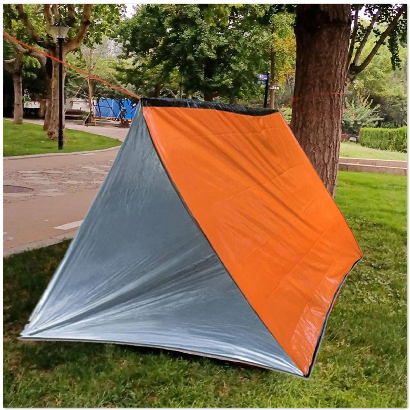 Emergency Tent, Waterproof 2 Person Emergency Tube Tent for Camping and Outdoor Activities