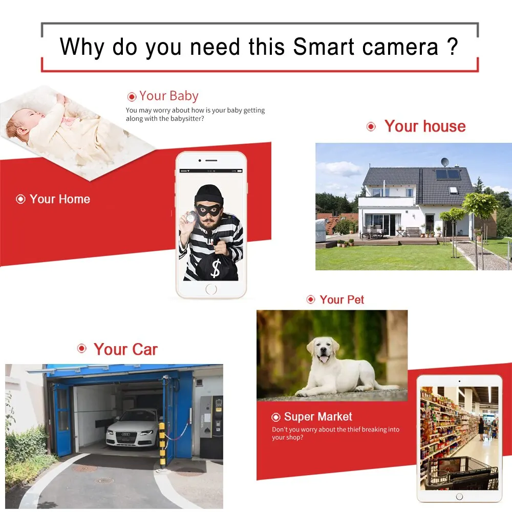 AHD Camera 1080P AHD Security Surveillance High Definition Outdoor Waterproof CCTV Infrared NightVision Bullet Wired Home Camera