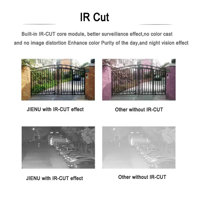 AHD Camera 1080P AHD Security Surveillance High Definition Outdoor Waterproof CCTV Infrared NightVision Bullet Wired Home Camera