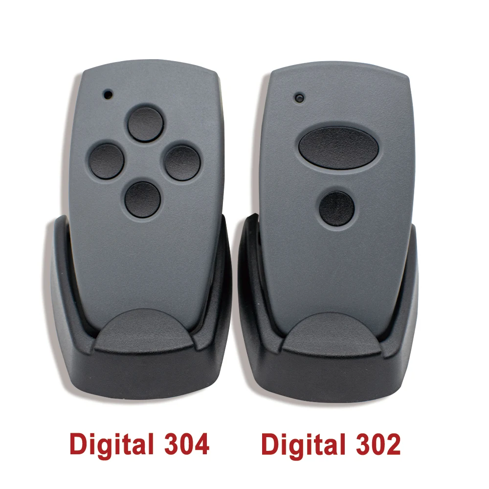 2pcs Digital 382, 302, 384, 304, 313, 321, 323, 131, 211, 222, 231 433 Garage Door Remote Control 433.92MHz Gate Keyfob
