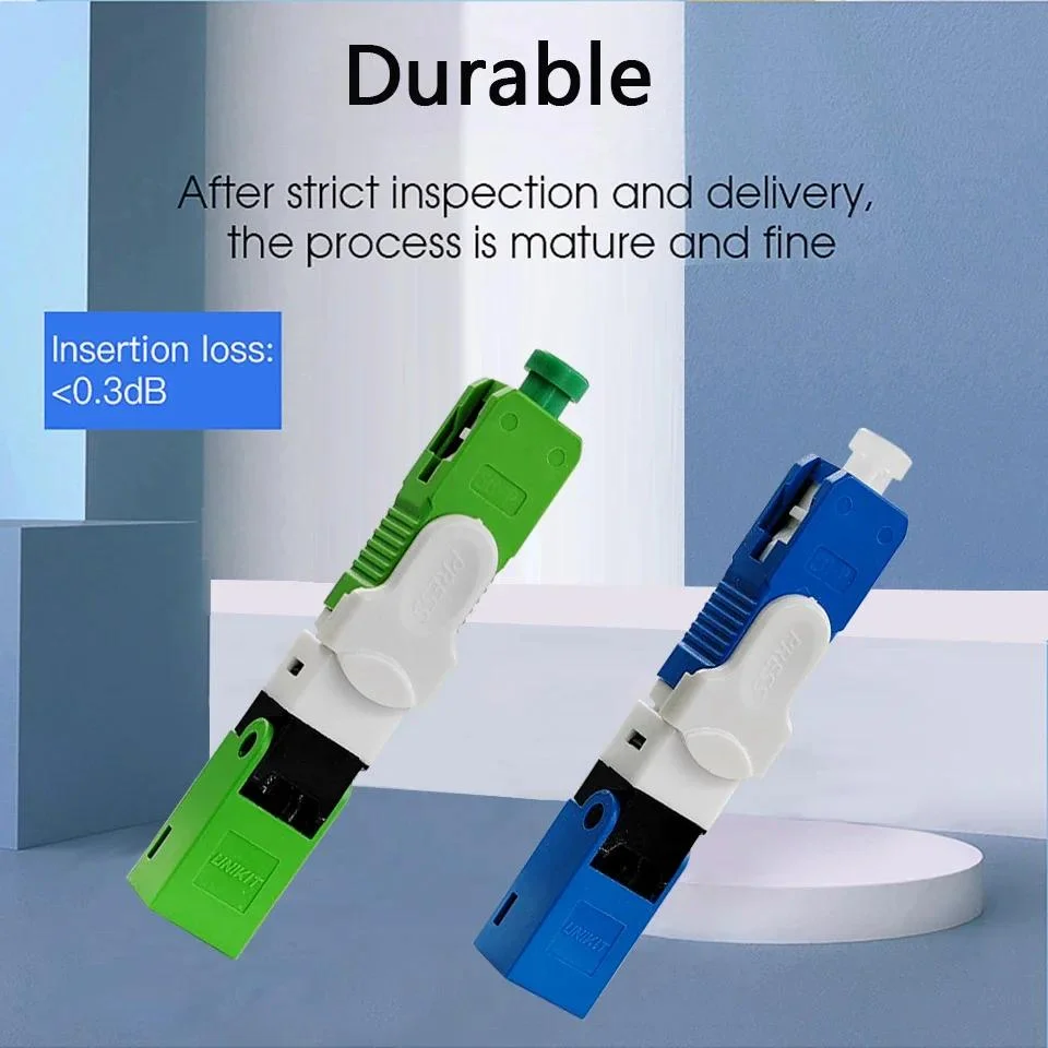 Original UNIKIT Brand ESC250D FTTH SC UPC Optical fibe quick connector SC FTTH Fiber Optic Fast Connector Embedded 100% Original