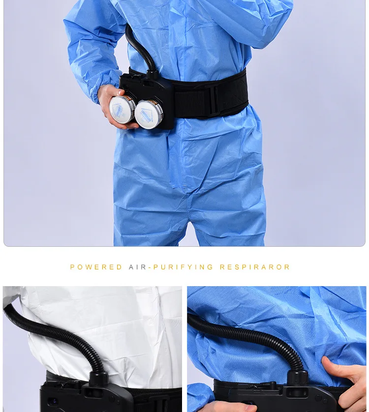 Electric Powered Air Purifying Chemical Respirator 6800 Full Face Dust Gas Mask Dual Filters Work Safety For Industrial Spraying