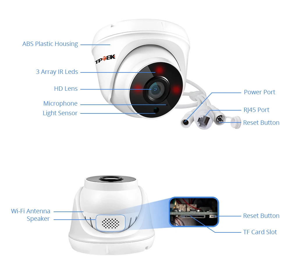 IP Wifi Camera 2.8mm Video Surveillance Indoor Home CCTV Video Camara Two Way Audio Security Protection CamHi CamHipro Wi-Fi Cam