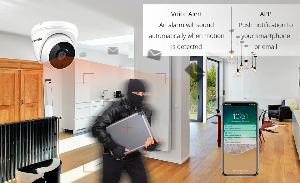 IP Wifi Camera 2.8mm Video Surveillance Indoor Home CCTV Video Camara Two Way Audio Security Protection CamHi CamHipro Wi-Fi Cam