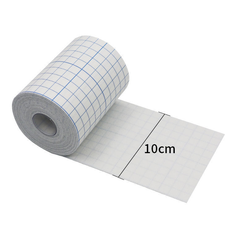 1pc Self Adhesive Medical Non-woven Tape Breathable Wound Dressing Fixing Retention Tape Bandage Roll 10cmX5m