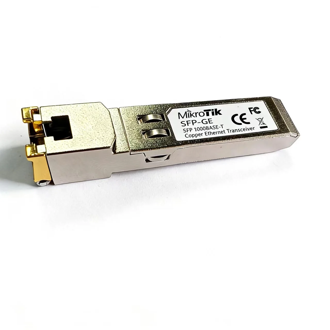 SFP Fiber Module Ethernet Port RJ45 Module 1000BASE-T Switch Connector Copper Compatible with Mikrotik Gigabit Ethernet