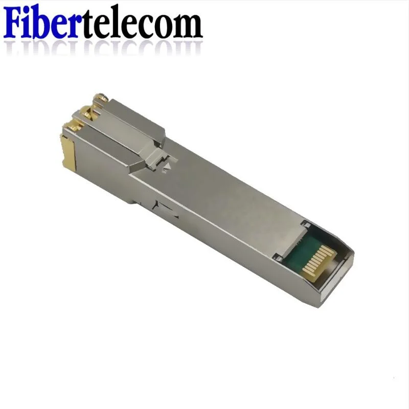 SFP Fiber Module Ethernet Port RJ45 Module 1000BASE-T Switch Connector Copper Compatible with Mikrotik Gigabit Ethernet