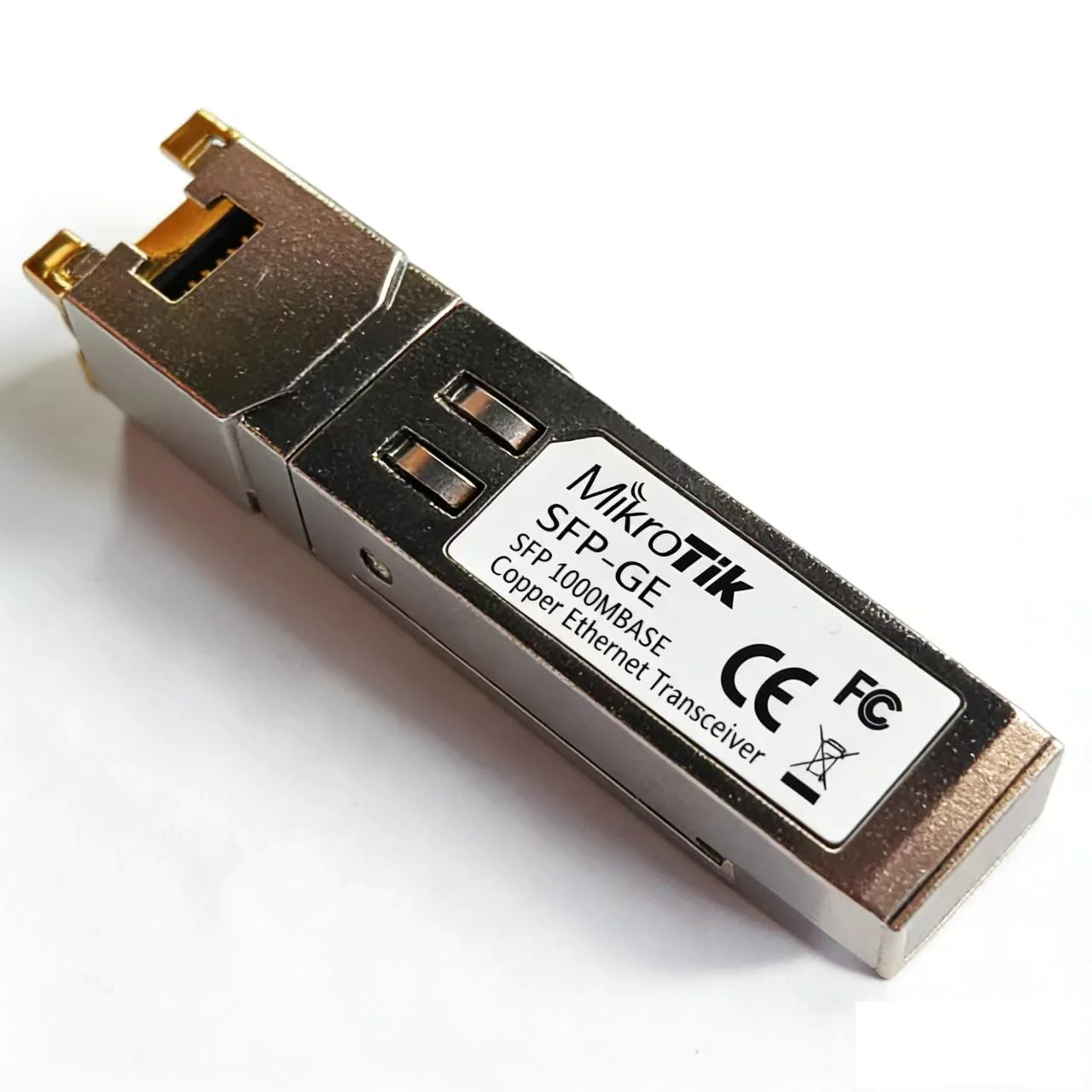 SFP Fiber Module Ethernet Port RJ45 Module 1000BASE-T Switch Connector Copper Compatible with Mikrotik Gigabit Ethernet