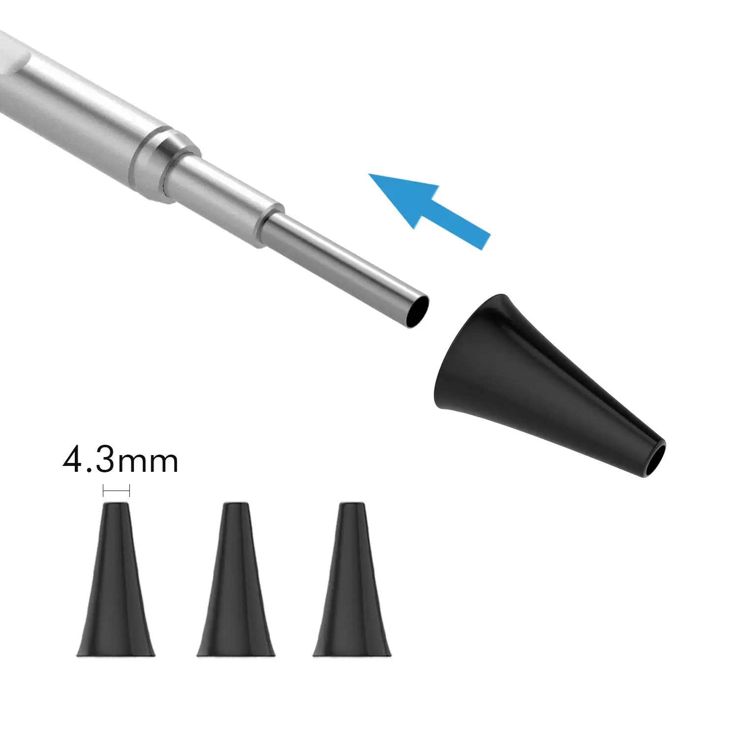 Ear Specula Set for 3.9mm 4.3mm Digital Otoscope Ear Wax Removal Camera 10pcs 20pcs 50pcs Optional