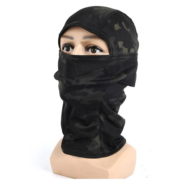 Tactical Camouflage Balaclava Full Face Dust Mask Wargame CP Military Hat Hunting Cycling Army Multicam Bandana Neck Gaiter