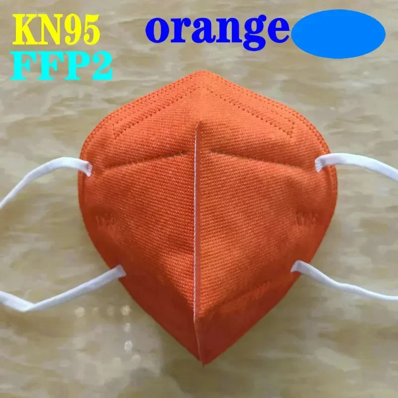 KN95 15 Colors FFP2 MASK KN95 5 Layers Adult Black Fabric Mask Mascarillas Protective FPP2 Mouth Face Masks Filter Masque