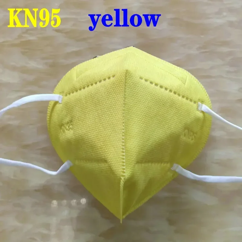 KN95 15 Colors FFP2 MASK KN95 5 Layers Adult Black Fabric Mask Mascarillas Protective FPP2 Mouth Face Masks Filter Masque